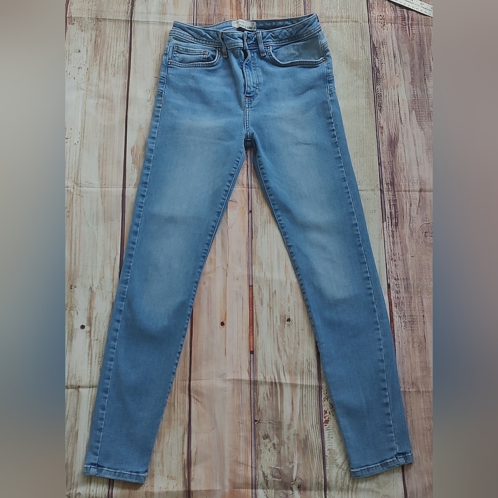 Jeans Women Forever 21 Size 26 Push Up Skinny Pockets Excellent Condition